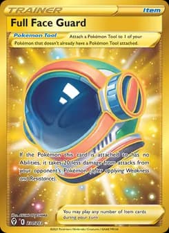 Full Face Guard — Evolving Skies — Secret Rare