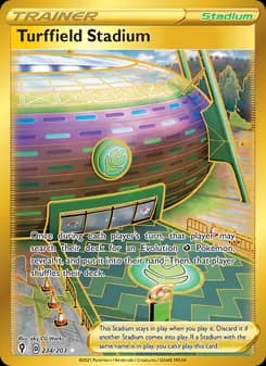 Turffield Stadium — Evolving Skies — Secret Rare