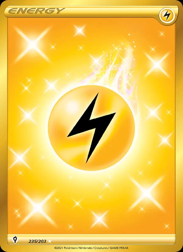 Lightning Energy — Evolving Skies, Secret Rare