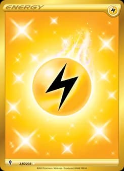 Lightning Energy — Evolving Skies — Secret Rare