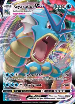 Gyarados VMAX — Evolving Skies — Holo Rare VMAX