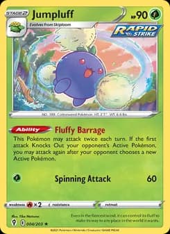 Jumpluff — Evolving Skies — Holo Rare