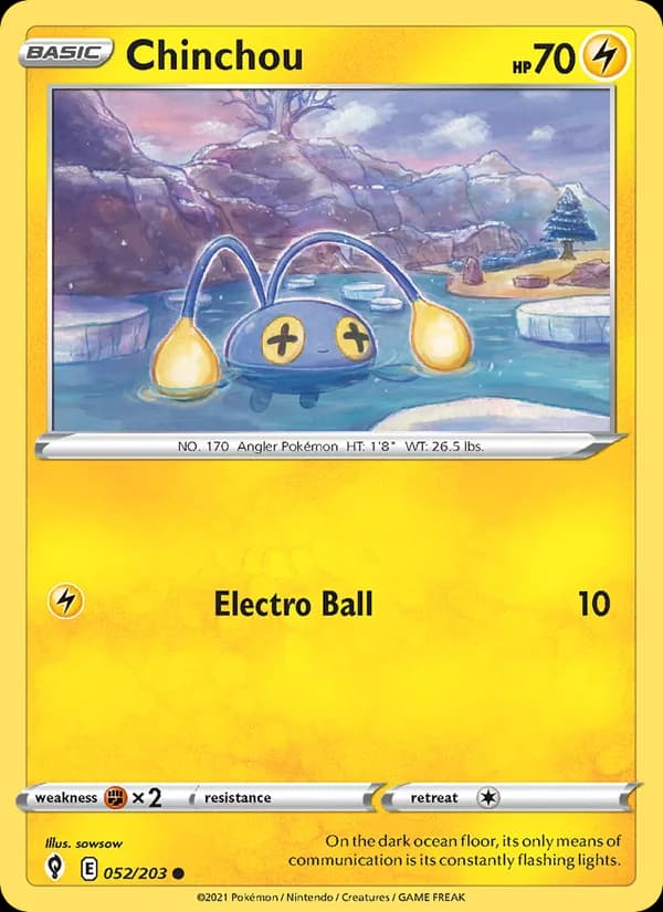 Chinchou — Evolving Skies, Common