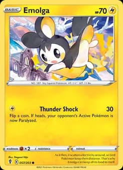 Emolga — Evolving Skies — Common