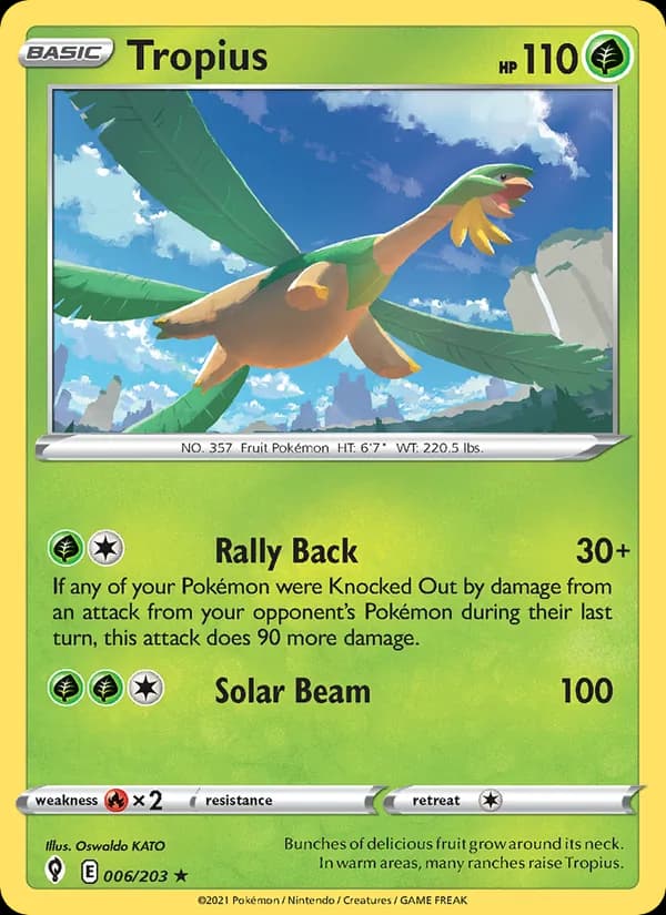 Tropius — Evolving Skies, Rare