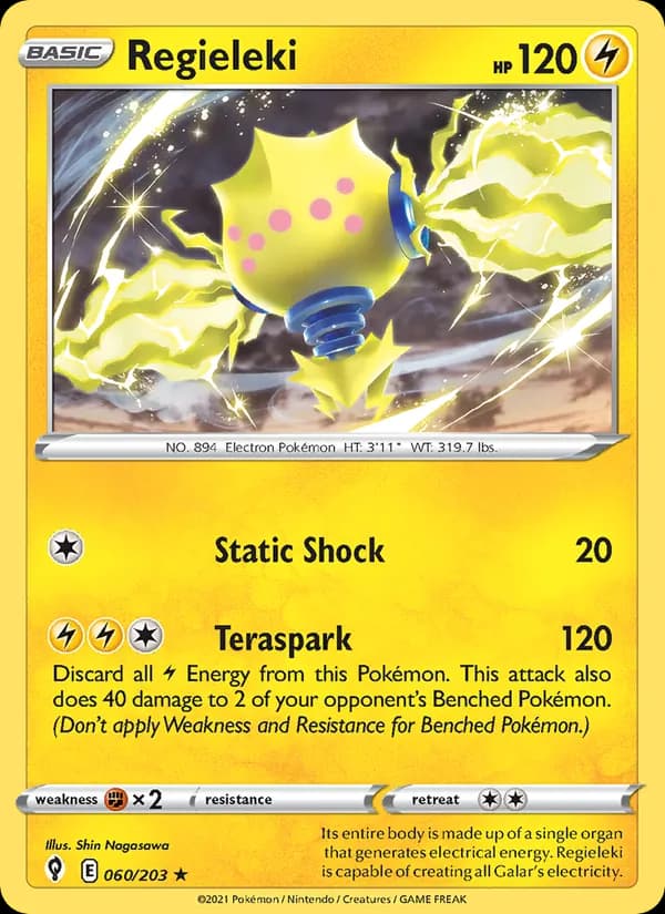 Regieleki — Evolving Skies, Holo Rare
