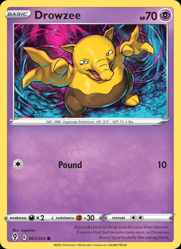Drowzee — Evolving Skies, Common