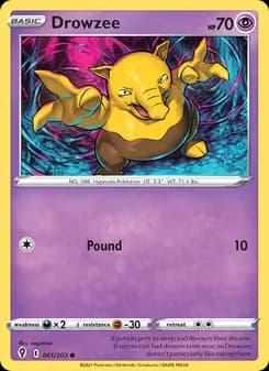 Drowzee — Evolving Skies — Common