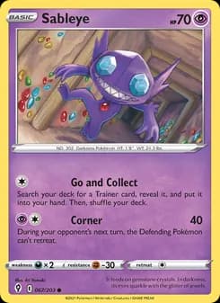 Sableye — Evolving Skies — Common
