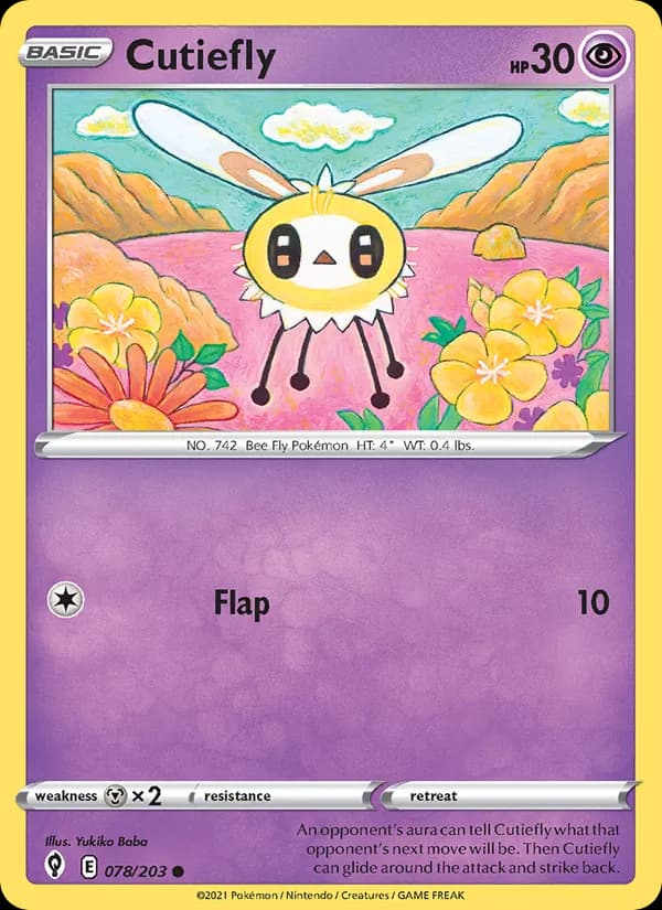 Cutiefly — Evolving Skies, Common