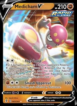 Medicham V — Evolving Skies — Holo Rare V