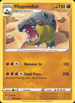 Hippowdon — Evolving Skies — Uncommon