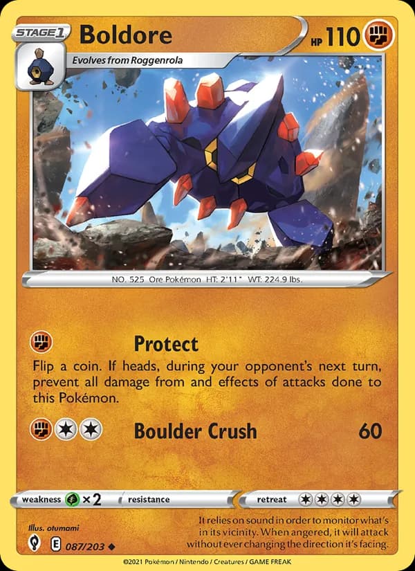 Boldore — Evolving Skies, Uncommon
