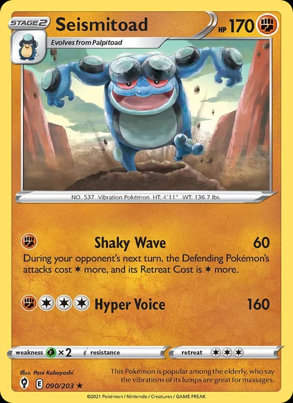 Seismitoad — Evolving Skies, Rare