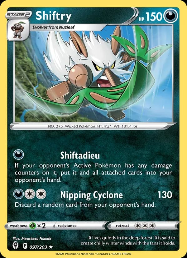 Shiftry — Evolving Skies, Rare