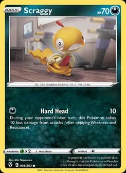 Scraggy — Evolving Skies — Common