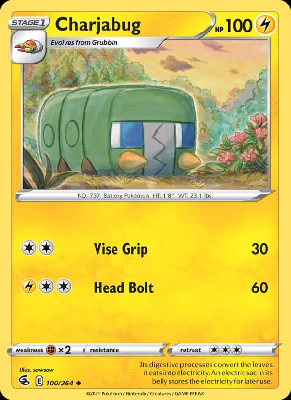 Charjabug — Fusion Strike, Uncommon