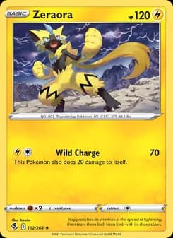 Zeraora — Fusion Strike — Rare