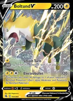 Boltund V — Fusion Strike — Holo Rare V