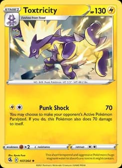 Toxtricity — Fusion Strike — Holo Rare