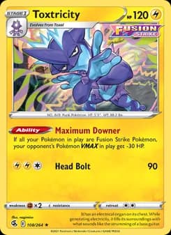 Toxtricity — Fusion Strike — Holo Rare