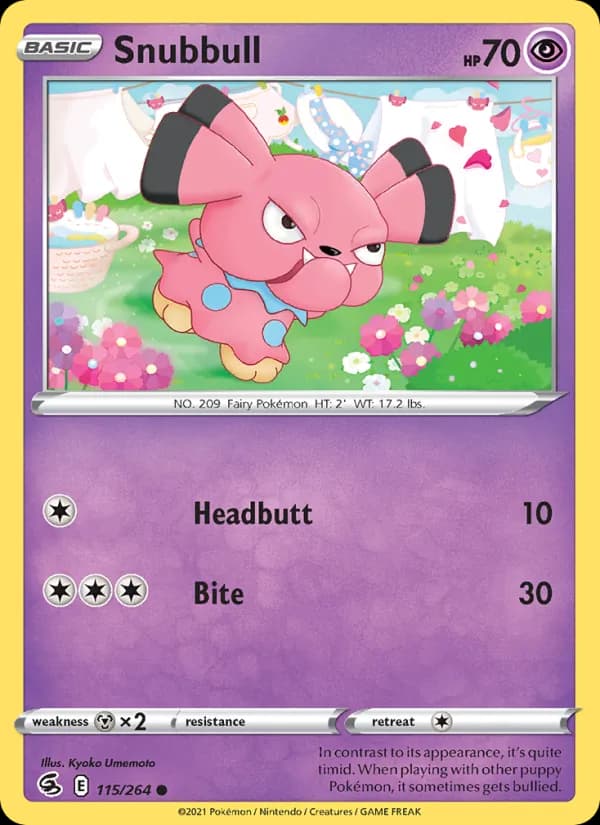 Snubbull — Fusion Strike, Common