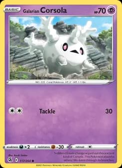 Galarian Corsola — Fusion Strike — Common