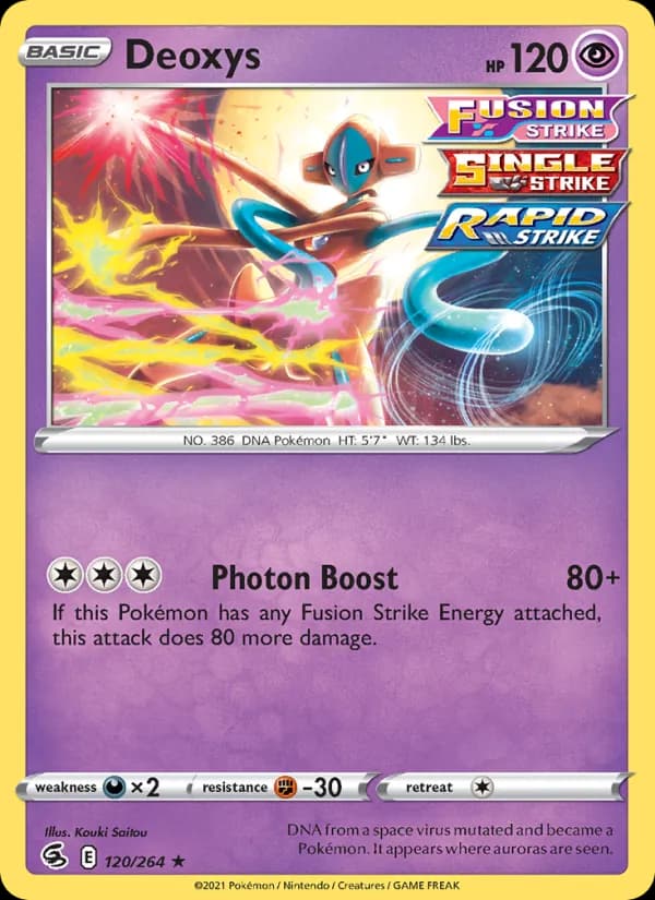 Deoxys — Fusion Strike, Holo Rare