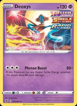 Deoxys — Fusion Strike — Holo Rare