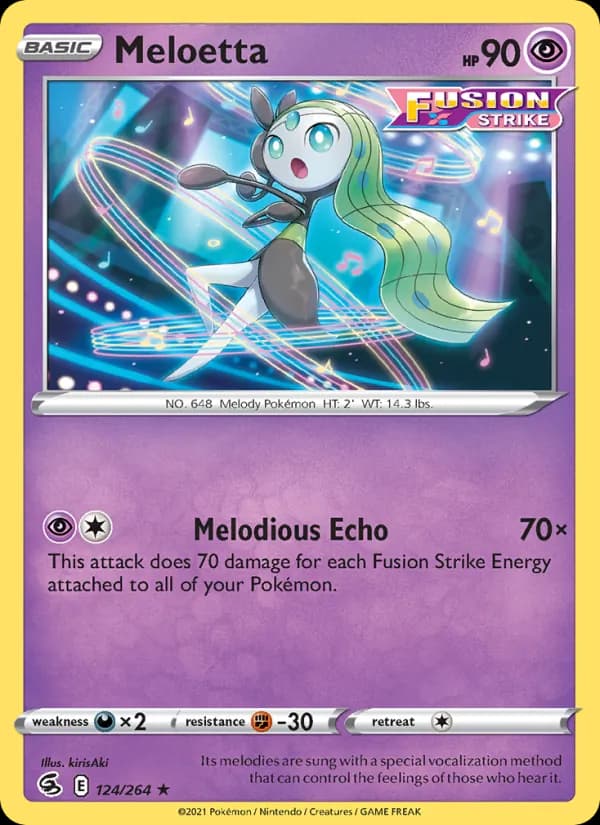 Meloetta — Fusion Strike, Rare