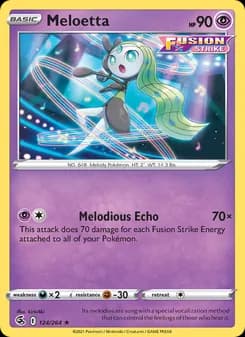 Meloetta — Fusion Strike — Rare