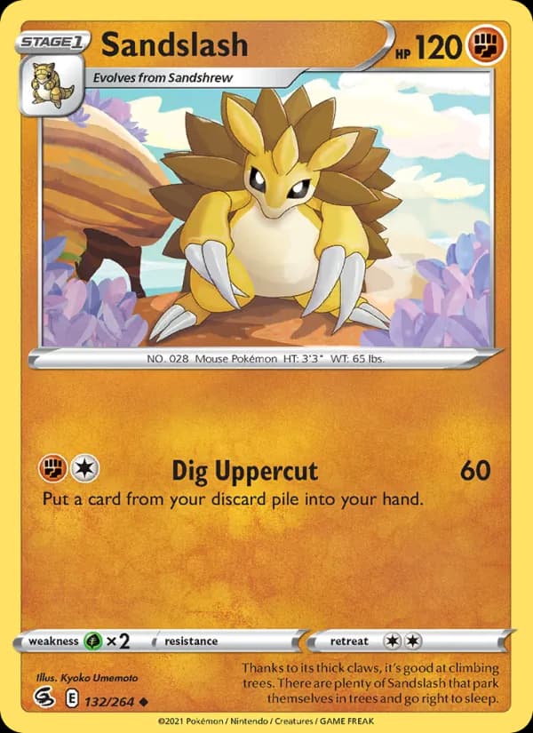Sandslash — Fusion Strike, Uncommon