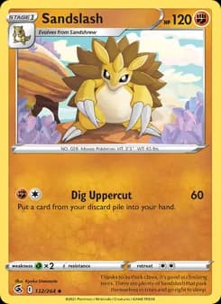 Sandslash — Fusion Strike — Uncommon
