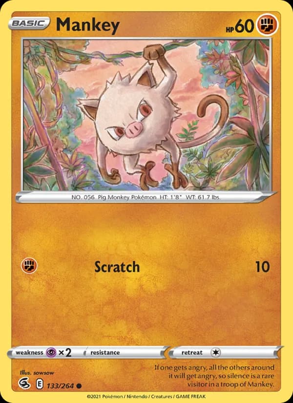 Mankey — Fusion Strike, Common