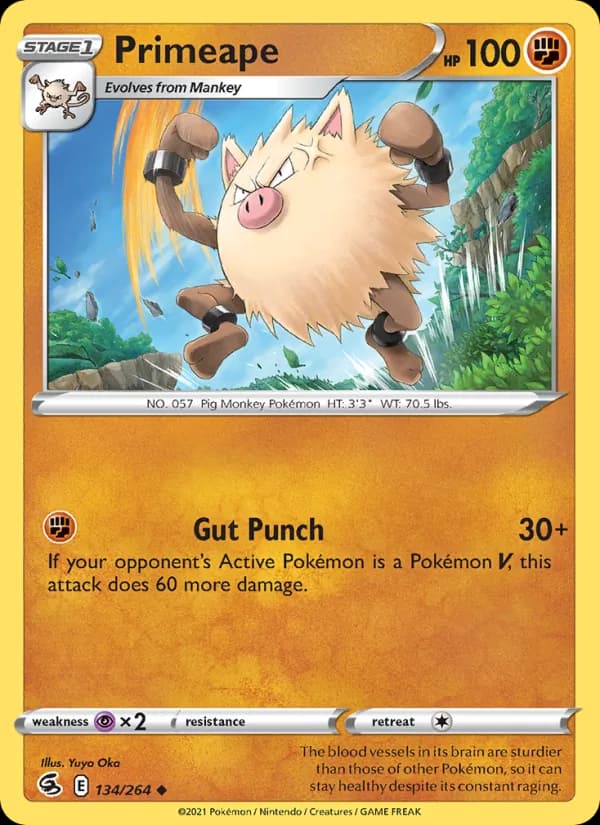 Primeape — Fusion Strike, Uncommon