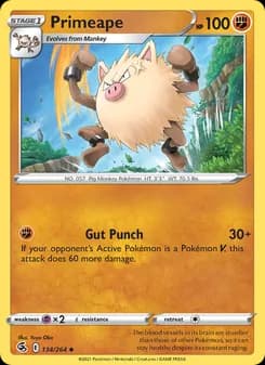 Primeape — Fusion Strike — Uncommon