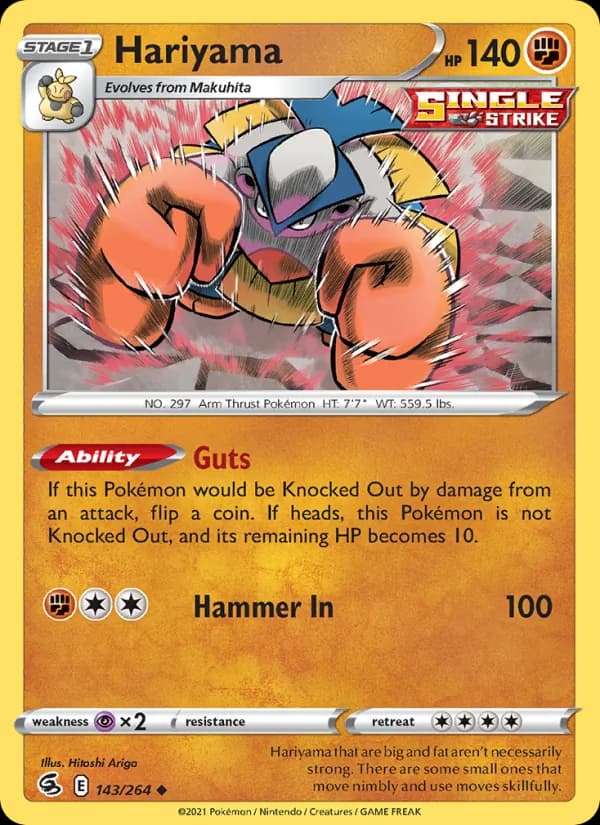 Hariyama — Fusion Strike, Uncommon