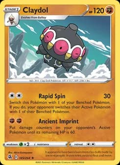 Claydol — Fusion Strike — Rare