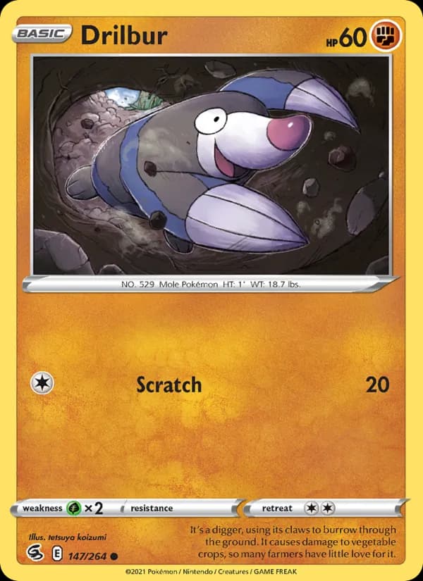 Drilbur — Fusion Strike, Common