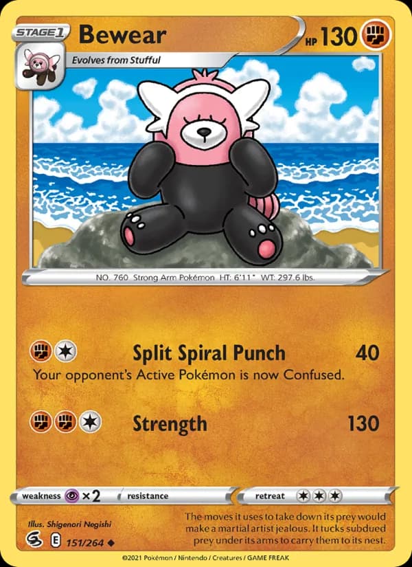Bewear — Fusion Strike, Uncommon