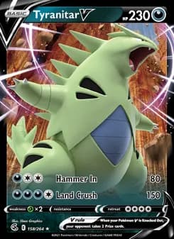 Tyranitar V — Fusion Strike — Holo Rare V