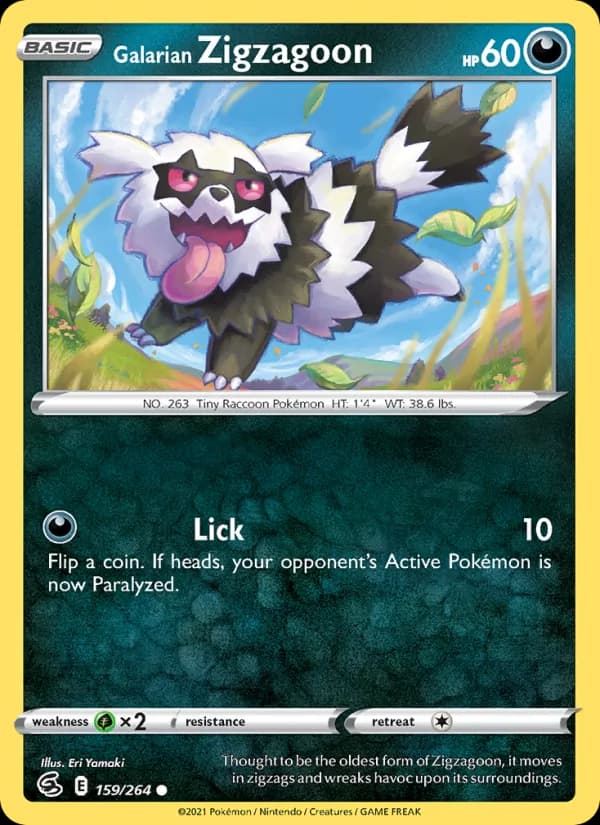 Galarian Zigzagoon — Fusion Strike, Common