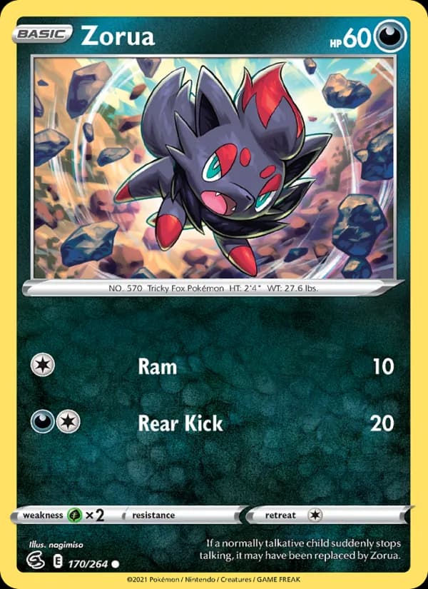 Zorua — Fusion Strike, Common