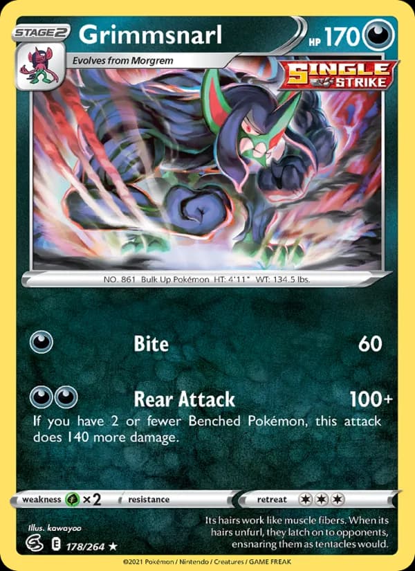 Grimmsnarl — Fusion Strike, Holo Rare