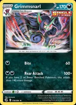 Grimmsnarl — Fusion Strike — Holo Rare