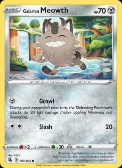 Galarian Meowth — Fusion Strike — Common