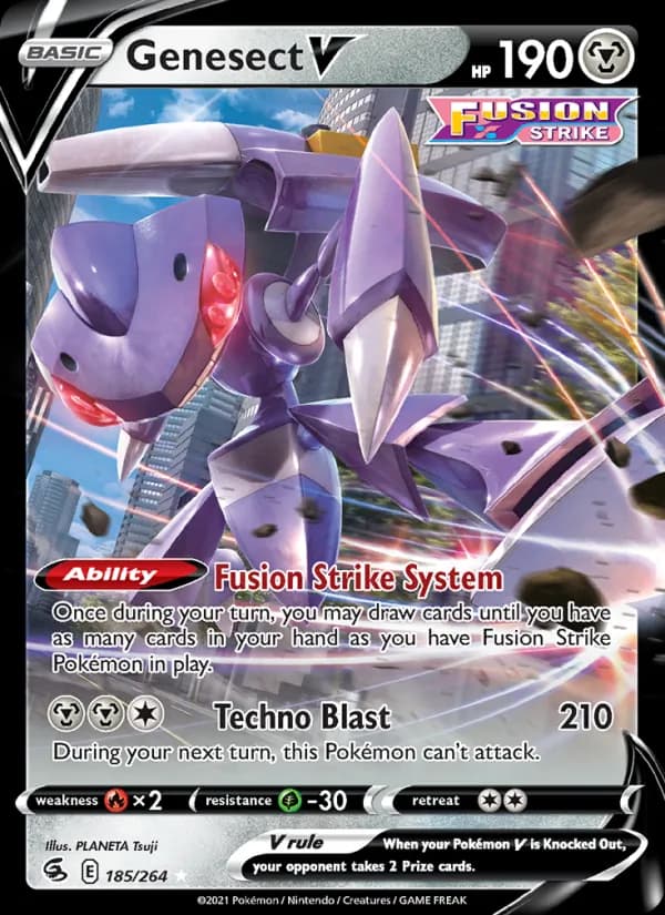 Genesect V — Fusion Strike, Holo Rare V