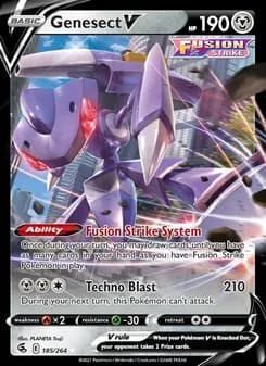 Genesect V — Fusion Strike — Holo Rare V