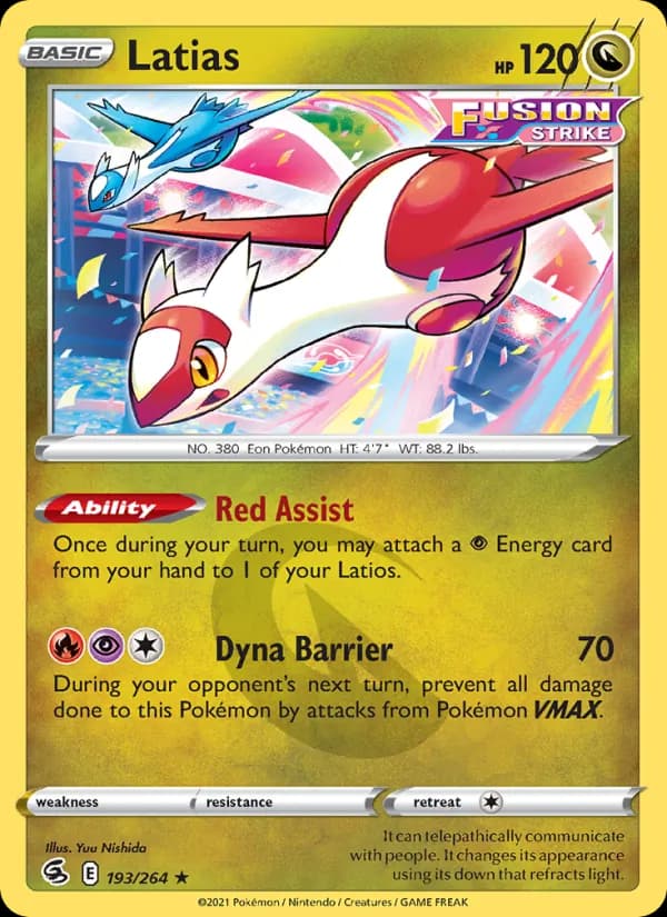 Latias — Fusion Strike, Rare