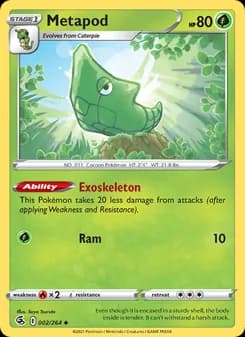 Metapod — Fusion Strike — Uncommon